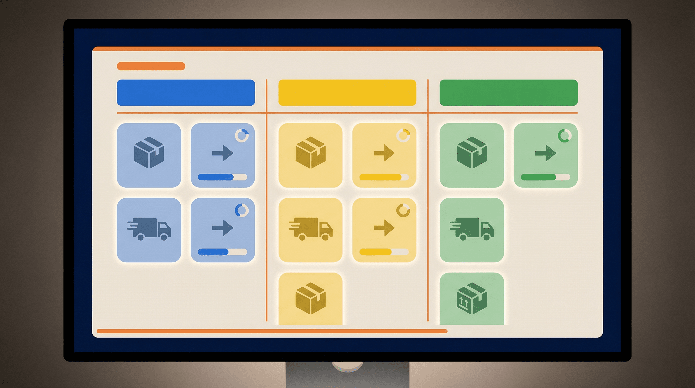 機能3: 受発注管理機能の操作画面イメージ